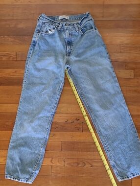 Abercrombie & Fitch Black 90s Straight Ultra High-Rise Jeans 26/2
